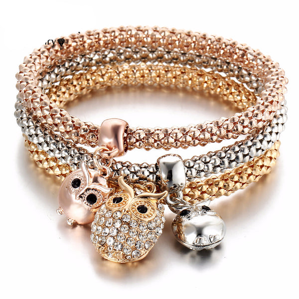 Owl Crystal Bracelet