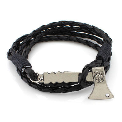 Retro Woven Leather Bracelet