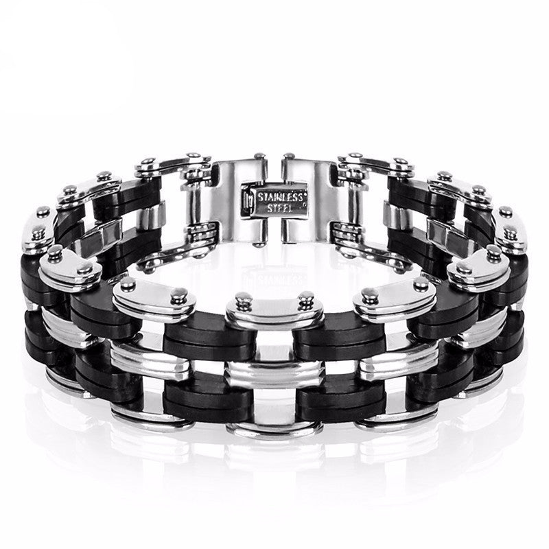 Punk Wolf Leather Bracelet