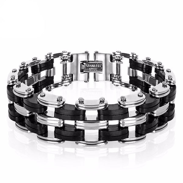 Punk Wolf Leather Bracelet