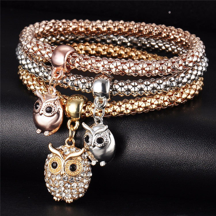 Owl Crystal Bracelet