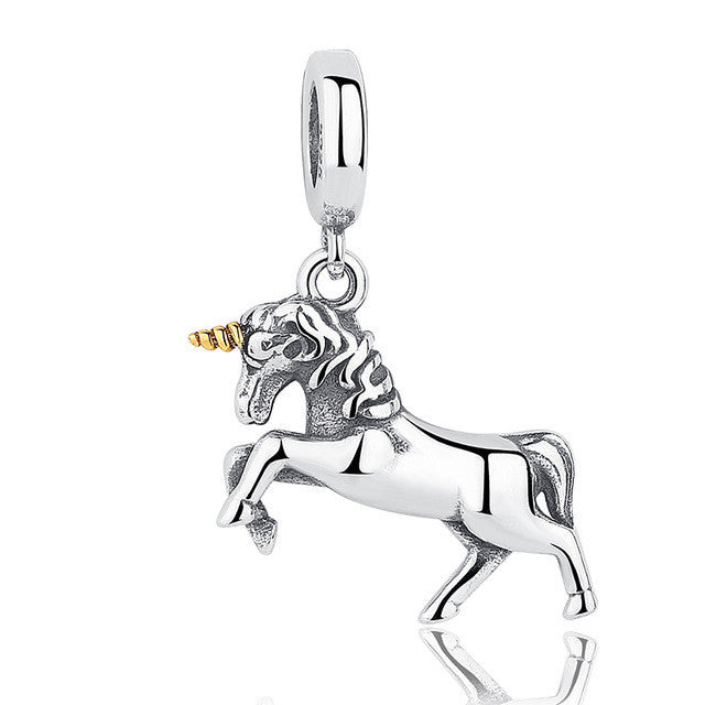 Silver Flower Pendant Bracelet