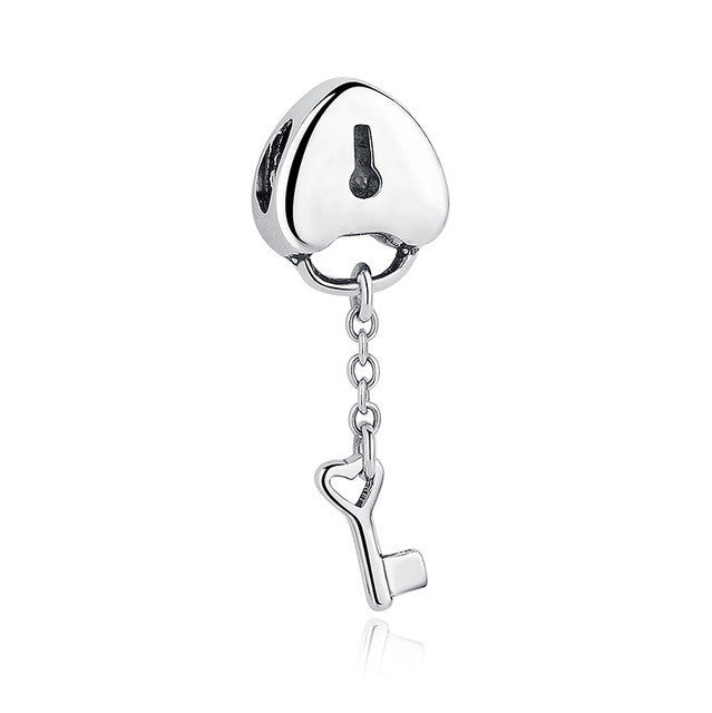 Silver Flower Pendant Bracelet