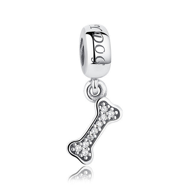 Silver Flower Pendant Bracelet