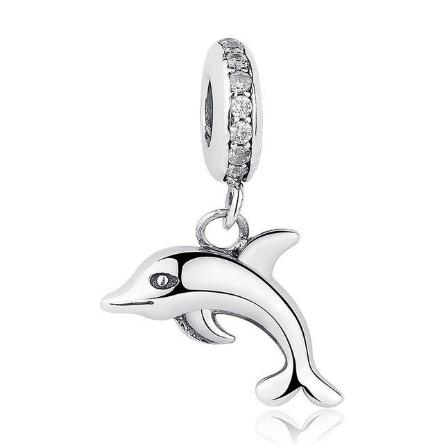 Silver Flower Pendant Bracelet