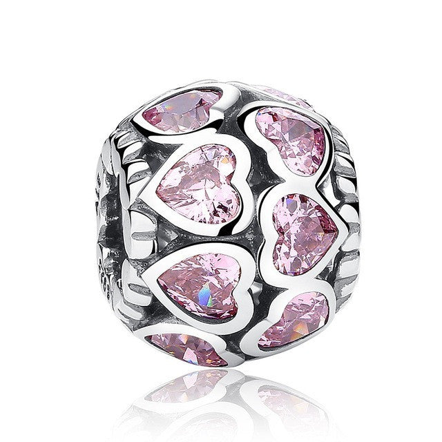 Sterling Silver Heart Beads