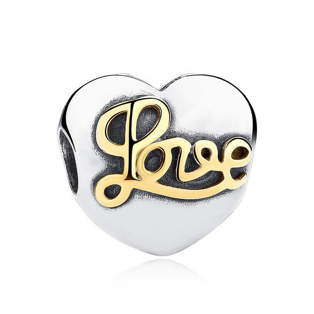 Sterling Silver Heart Beads
