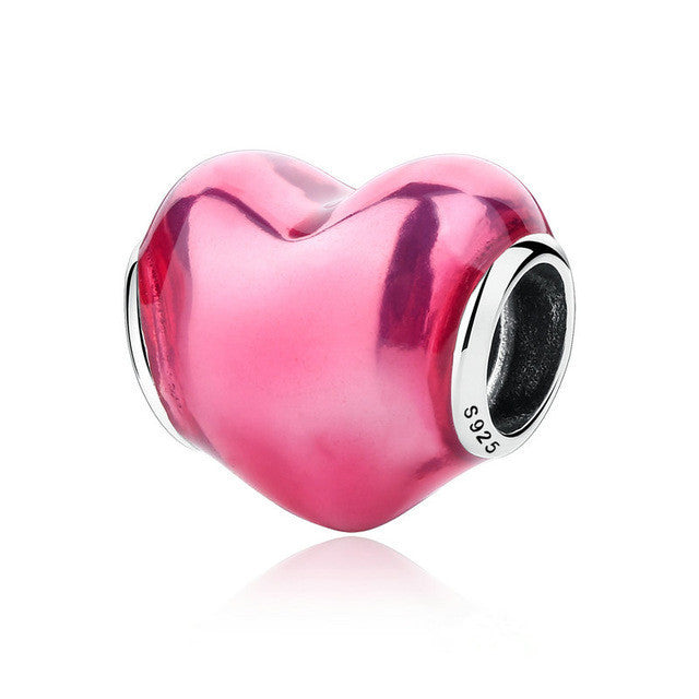 Sterling Silver Heart Beads