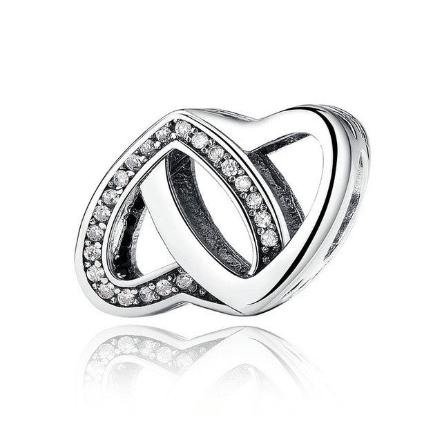 Sterling Silver Heart Beads