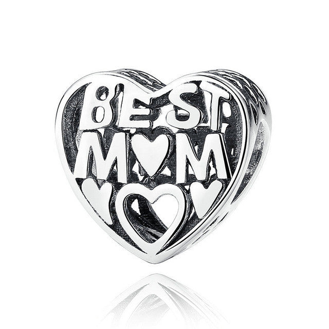 Sterling Silver Heart Beads
