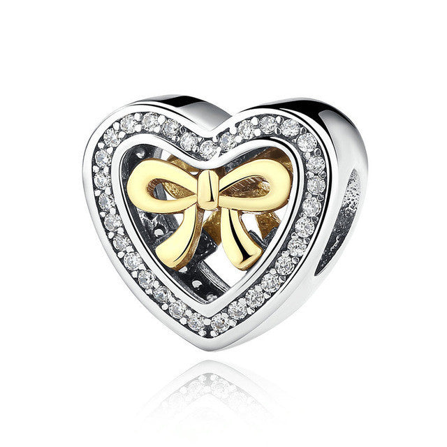 Sterling Silver Heart Beads