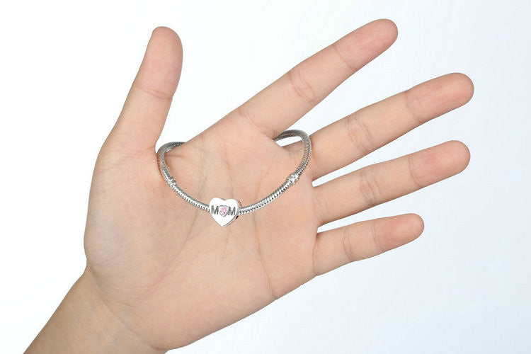 Sterling Silver Heart Beads