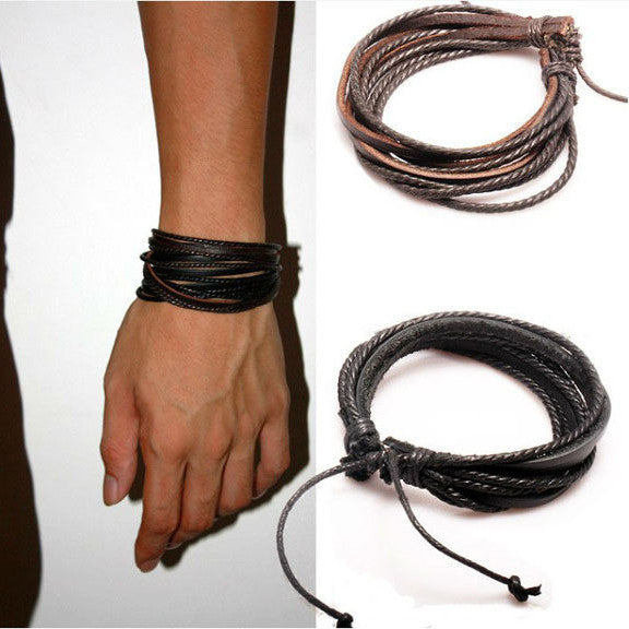 Leather Woven Bracelet