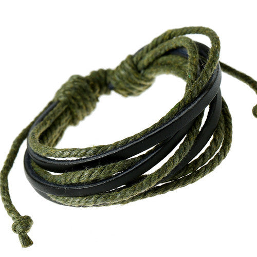 Leather Woven Bracelet