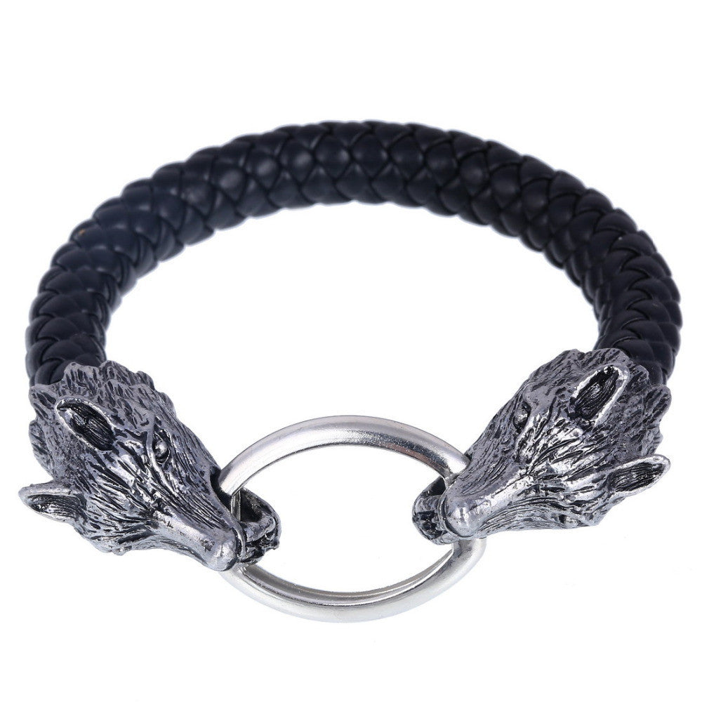 Wolf Head Bangles